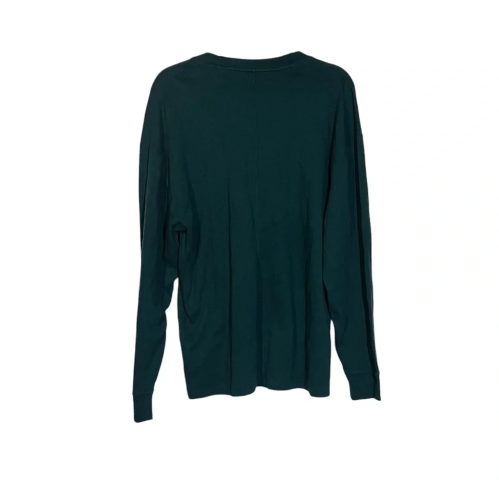 Abercrombie & Fitch Long Sleeve Sweater Ribbed Green Soft A&F Collection Size XL